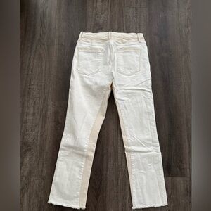 Frame Denim Women's Off-White Straight Leg Jeans